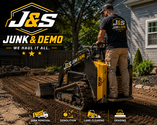 Interior demolition and deck teardown by J&S Junk & Demo